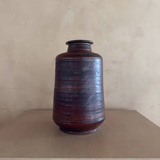 Monumental Rust Glazed Studio Pottery Vase