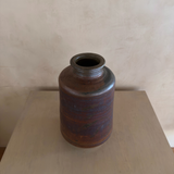 Monumental Rust Glazed Studio Pottery Vase