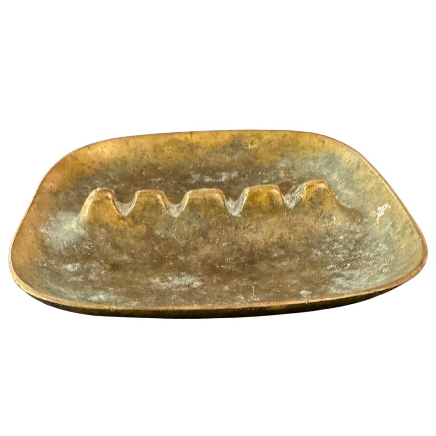 Brass Rounded Edge Ashtray