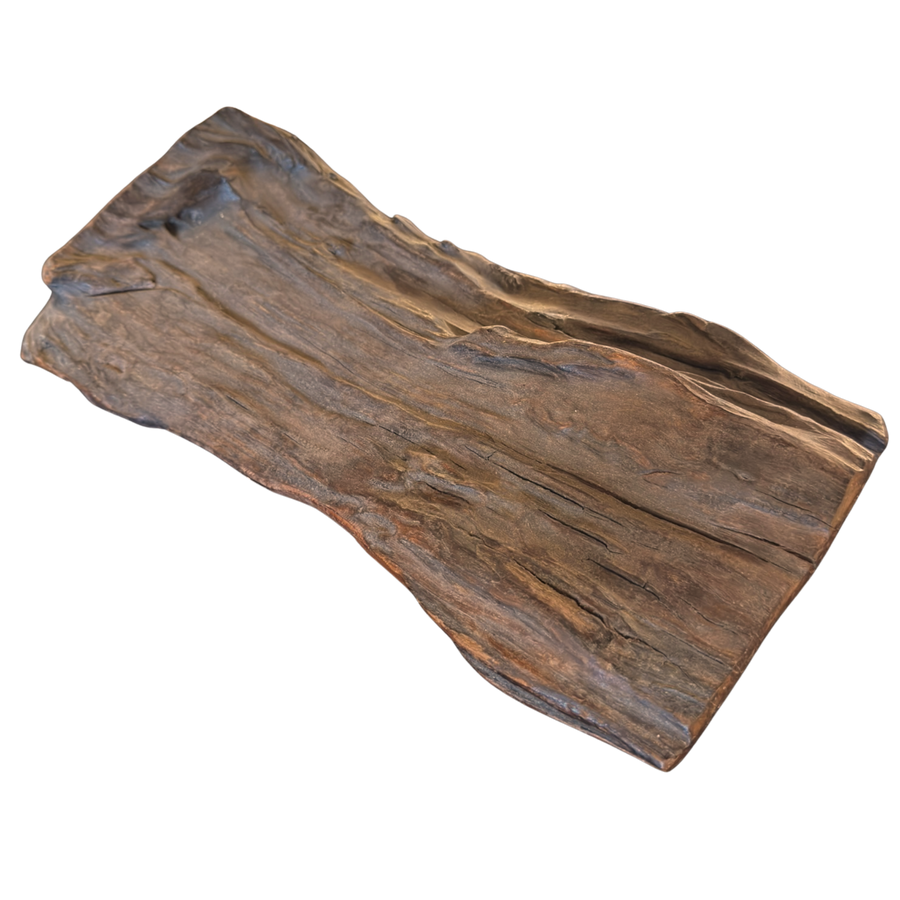 Weathered Hardwood Burl Form