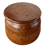 Terracotta Speckled Studio Ceramic Lidded Vessel