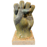 Patinated Bronze Hand Sculpture
