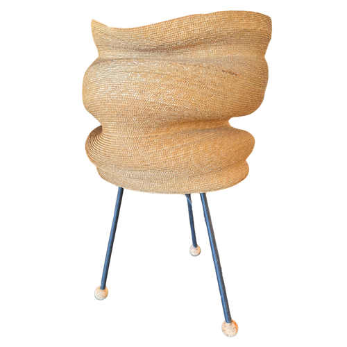 Woven Fiber Table Lamp