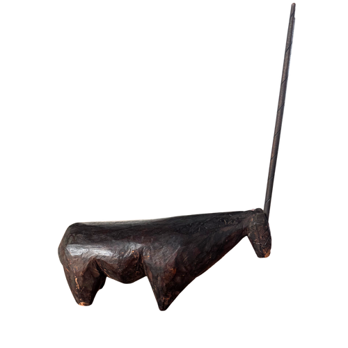 Carved Wood Gemsbok Sculpture