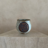 Ceramic Vessel with Spiral Medallion