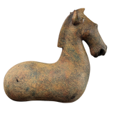 Textural Ceramic Horse Sculpture