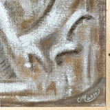 Vintage Tonal Abstract Art by Cecile Mass II