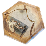 Studio Pottery Hexagonal Trivet