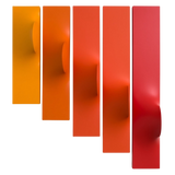 'Castle Of Keys, (Orange Wave)' by Samantha McCurdy