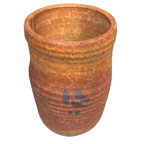 Small Terracotta Vase with Abstract Motif