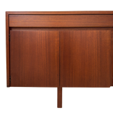 Low Teak Panel Sideboard, 1970s