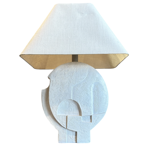 Postmodern Carved Plaster Table Lamp