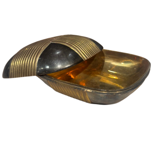 Ribbed Mixed Metal Box