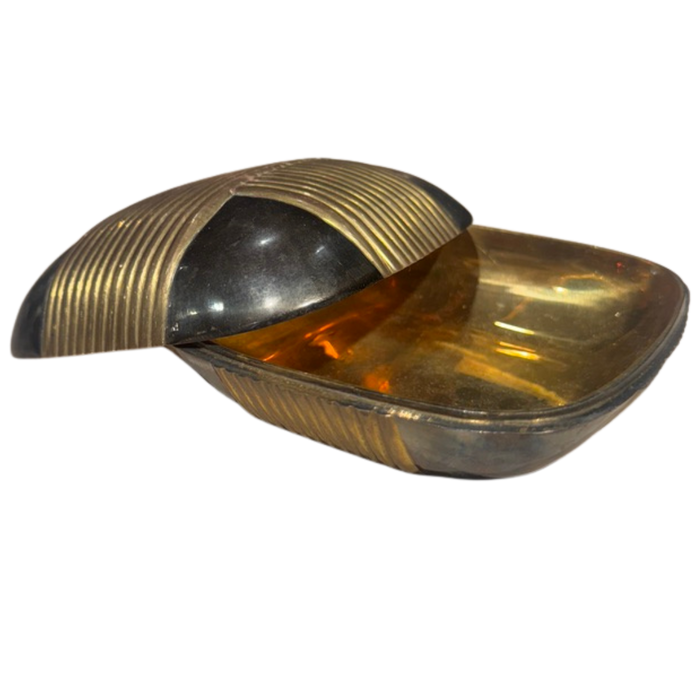 Ribbed Mixed Metal Box