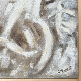 Vintage Tonal Abstract Art by Cecile Mass III