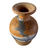 Studio Ceramic Vase in Blue Gradient Glaze