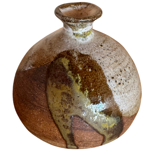Glazed Stone Bud Vase