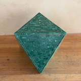 Maitland-Smith Green Tessellated Side Table