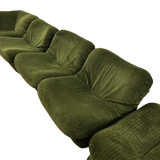 5 Piece Modular Spanish Olive Lounge Set