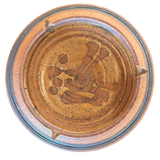 Studio Ceramic Ashtray with Rustic Glaze