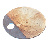 Studio Pottery Round Cheese Tray