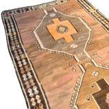 Large Vintage Saffron Anatolian Runner