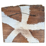 Small Painted Wood Block Wall Art