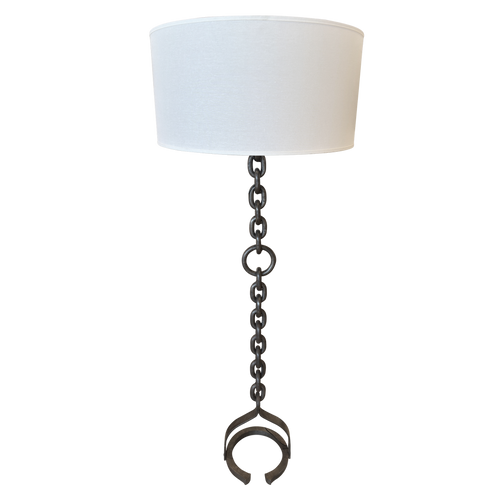Vintage Spanish Iron Chain Floor Lamp
