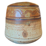 Small Zig Zag Detail Studio Pottery Pot