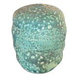 Textured Green Ceramic Vase