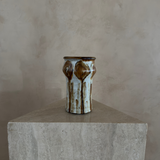 Tonal Drip Glazed Ceramic Vessel