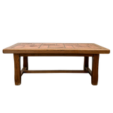Botanical Terracotta Tile Top Coffee Table