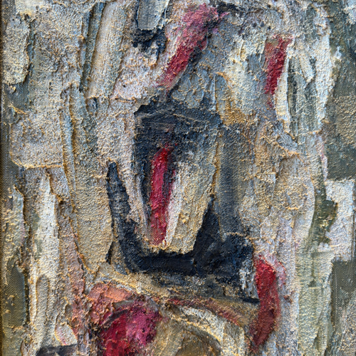 Vintage Textured Abstract Painting