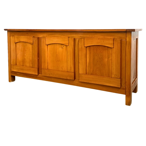 Arched Panel Solid Elm Sideboard by Maison Regain