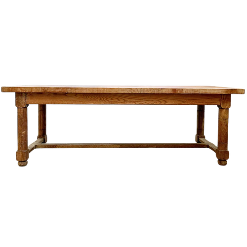 Early 20th Century French Oak Farm Table