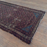 Vintage Blush & Indigo Persian Rug