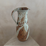 Rust Speckled Studio Pottery Pitcher