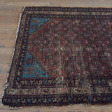 Vintage Blush & Indigo Persian Rug