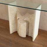 Vintage Carved Stone Console Table
