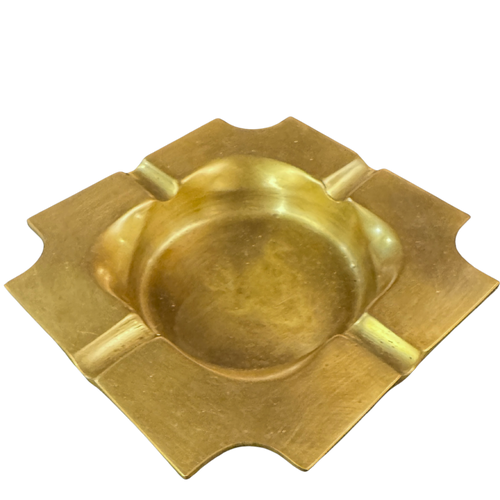 Square Brass Ashtray