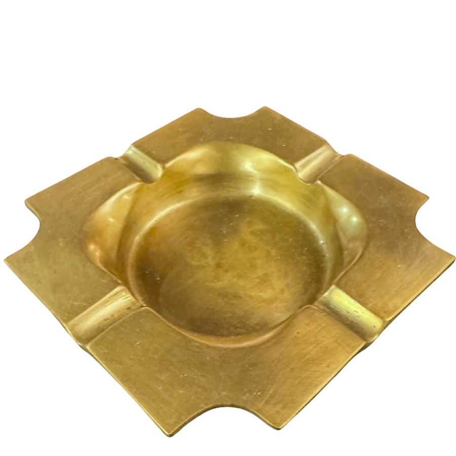 Square Brass Ashtray
