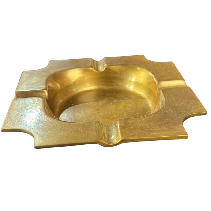 Square Brass Ashtray