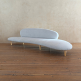 Freeform Sofa by Isamu Noguchi, Wood and Fabric, Vitra Germany 2002