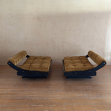 Corduroy Velvet Daybed Sofa 'GS 195' by Gianni Songia for Sormani, 1960s
