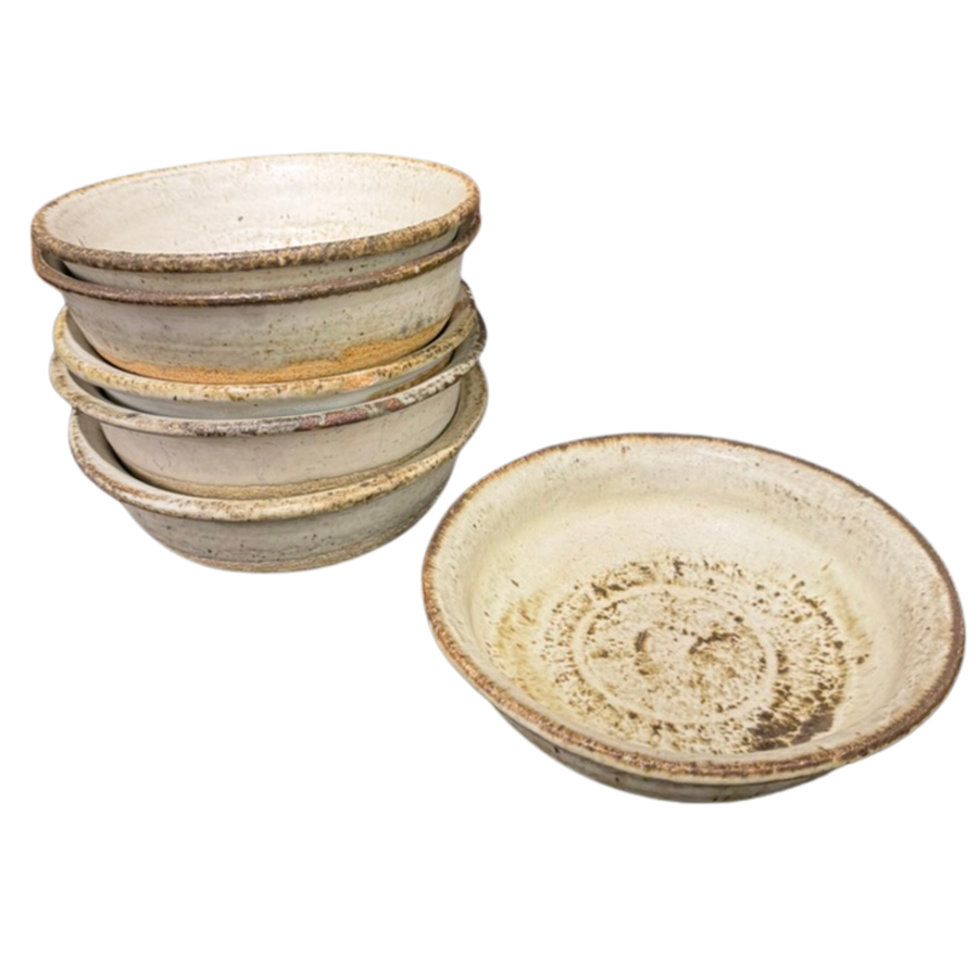 Speckled Oatmeal Studio Ceramic Bowl