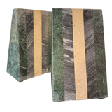 Pair of Mixed Marble Bookends