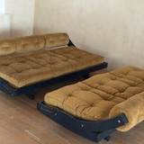 Corduroy Velvet Daybed Sofa 'GS 195' by Gianni Songia for Sormani, 1960s