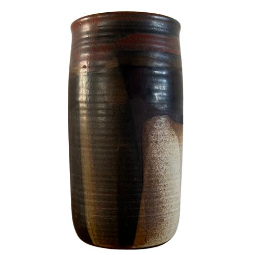 Drip Glaze Multicolor Ring Vessel