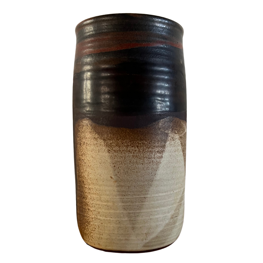 Drip Glaze Multicolor Ring Vessel