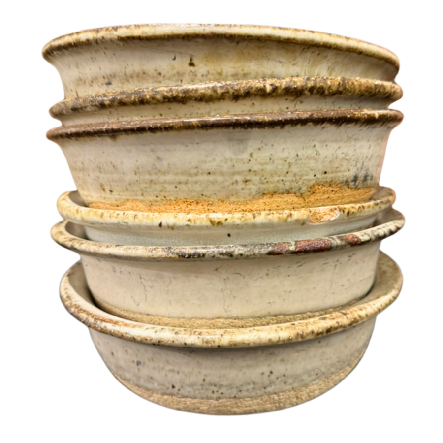 Speckled Oatmeal Studio Ceramic Bowl